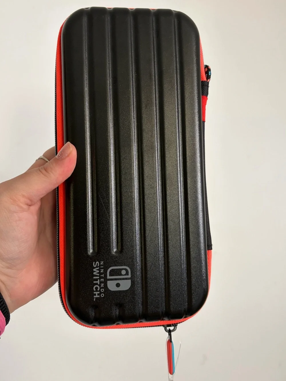 Nintendo switch hard case lightly used in black
